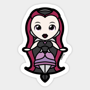 Raven Queen Tooniefied Sticker